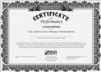 BSR Certificate